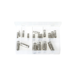 Brass Push-Fit Couplings - Straights, Metric