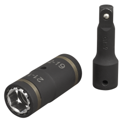 Impact Sockets - 4-in-1 Impact Socket Set 2pc